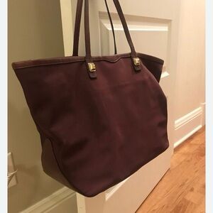 Rebecca Minkoff Burgundy Nylon Tote Bag